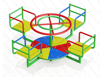 Детская карусель Кватро (четырехместная) 2800